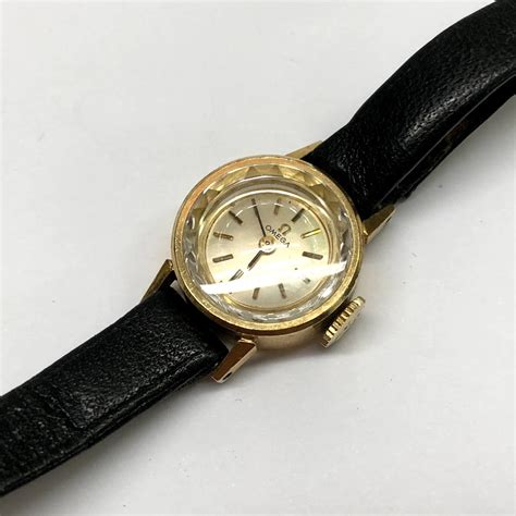 omega women's watches 14k gold